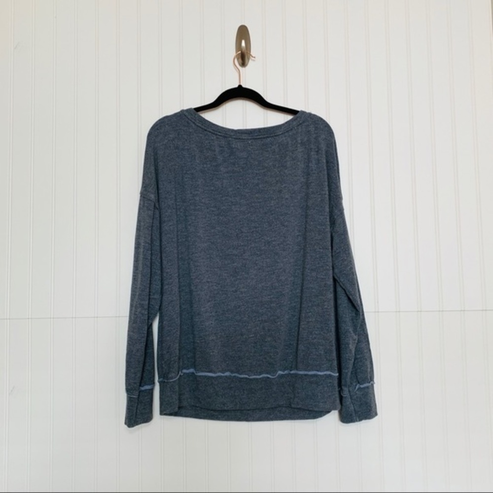 Sundry Size 2 Solid Gray Pullover Sweater - image 5